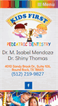 Mobile Screenshot of mykidsfirstdentist.com